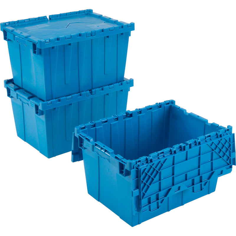 plastic totes attached lid
