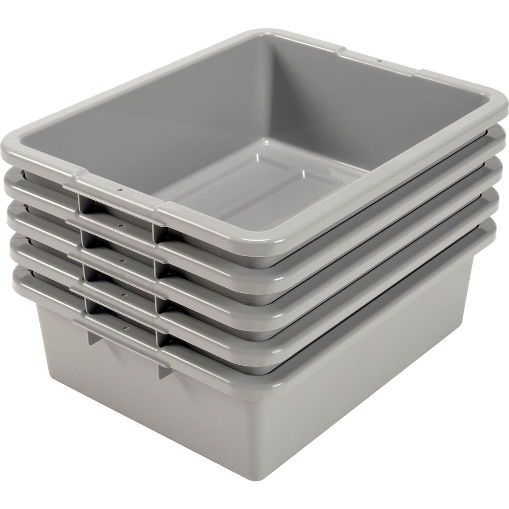 Grey Plastic Nest and Stack Tote Lid - 25 1/4L x 16 1/4W