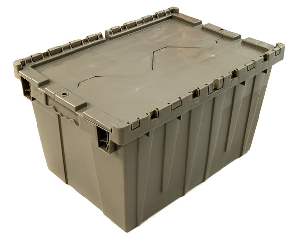 Plastic Storage Totes With Attached Lids