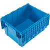 plastic attached lid shipping tote