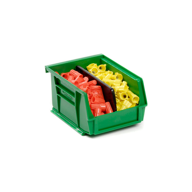 buy stackable storage hang bins green color