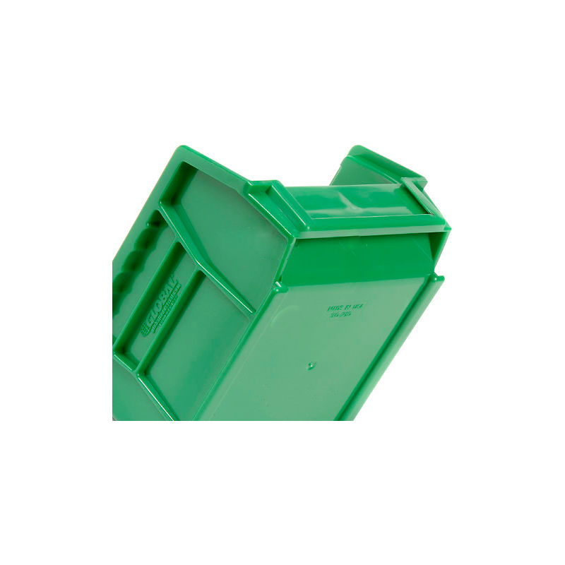 green color storage bins
