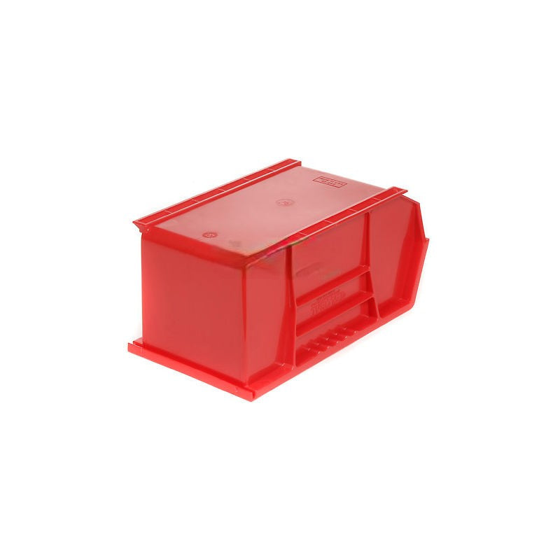 red storage containers