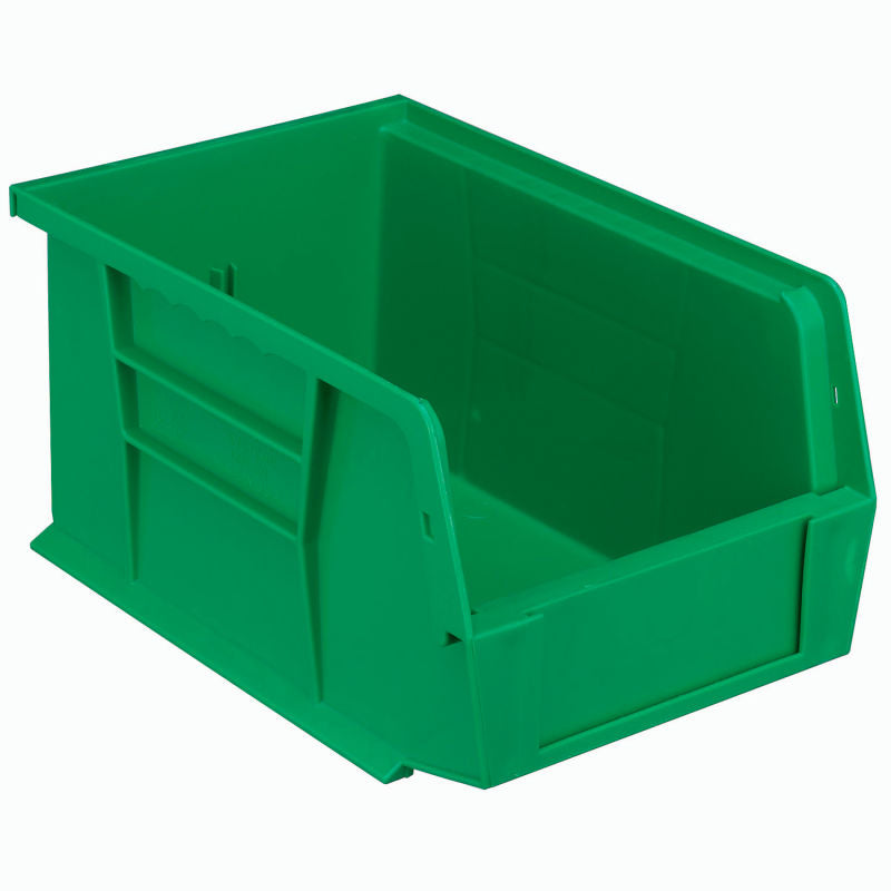 green color hanging bins