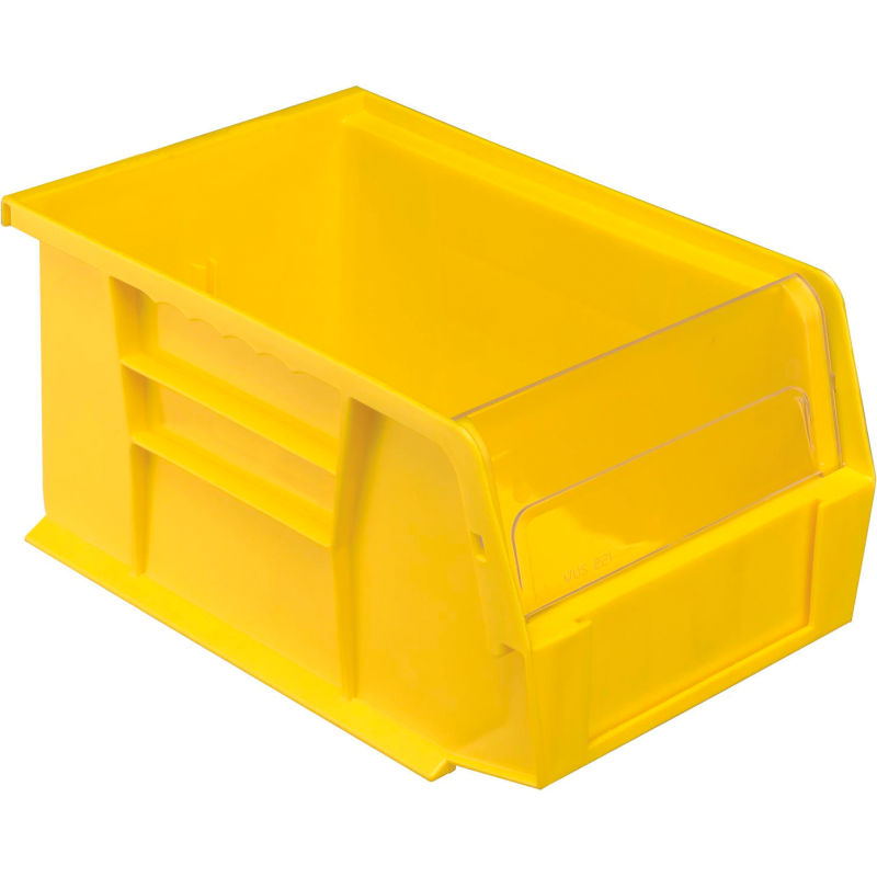 stacking bins yellow color