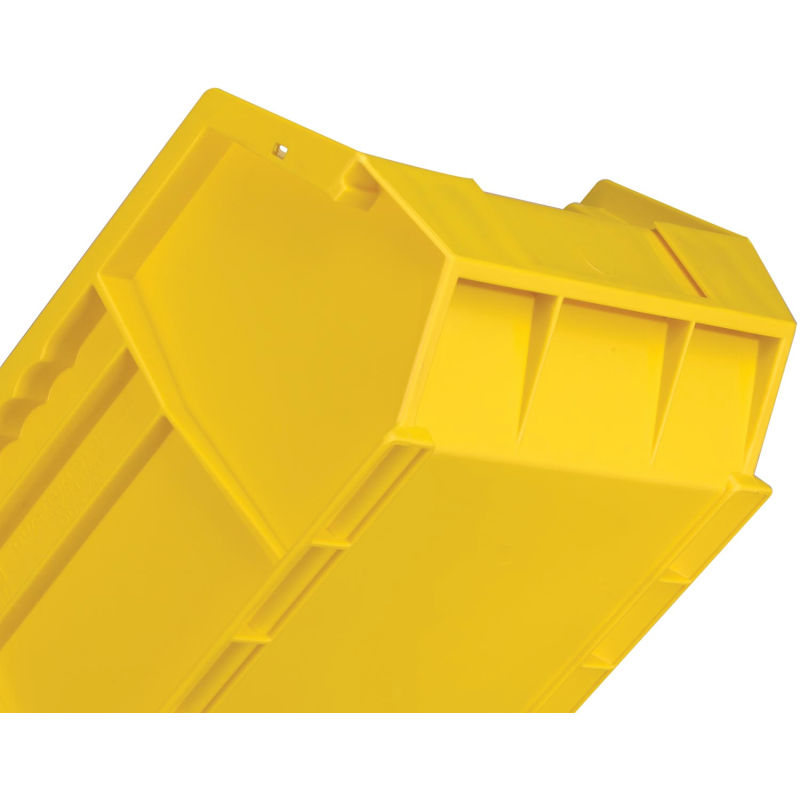 plastic shipping/storage totes yellow color