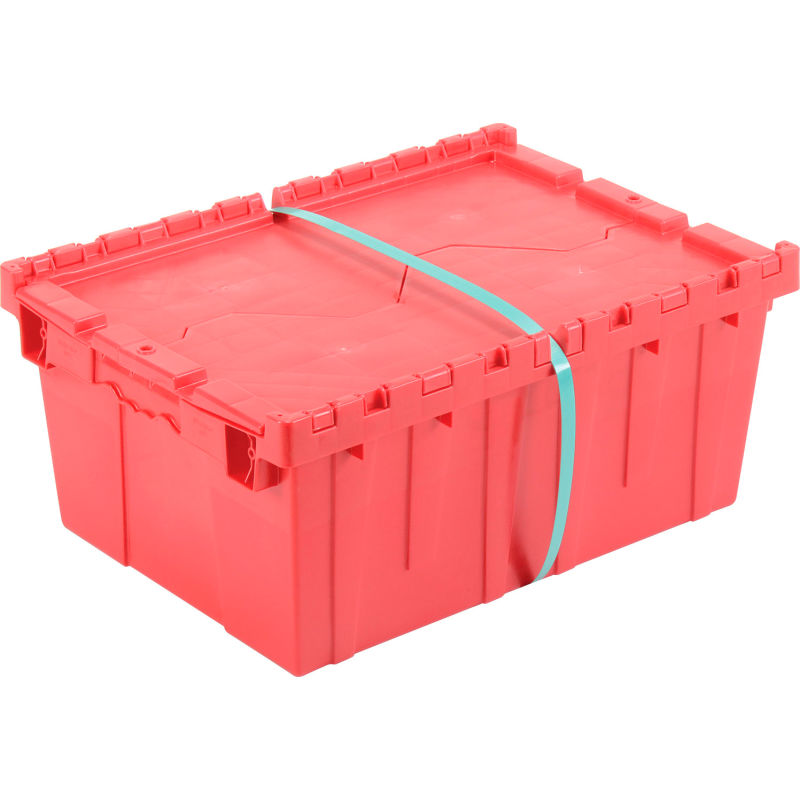 plastic storage totes with attached lids