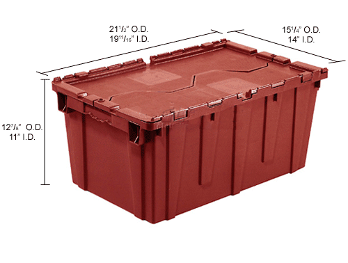 buy red plastic storage containers big size
