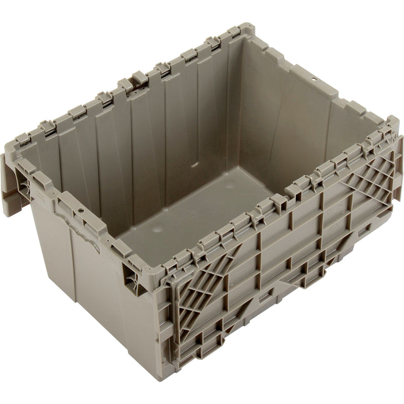 Plastic Attached Lid Shipping & Storage Container