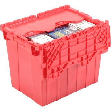 Plastic Storage Container With Attached Lid