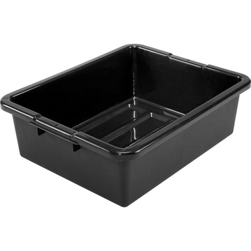 Choice Black Polyethylene Plastic Bus Tub Lid - 20 x 15