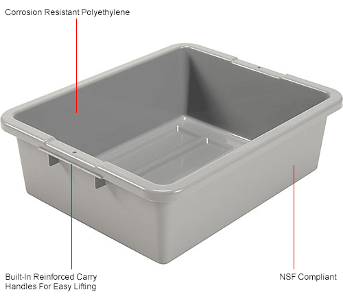 NSF cross stack nest tote tubs