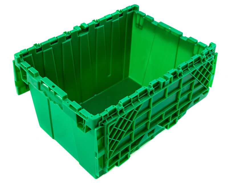 green color plastic storage box